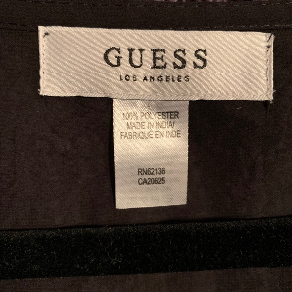 Guess Black Sheer Swim Coverup - Picture 9 of 10